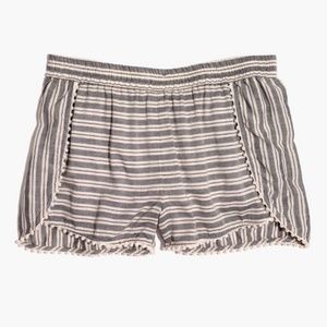 Madewell
oahu cover-up shorts in stripe, size S